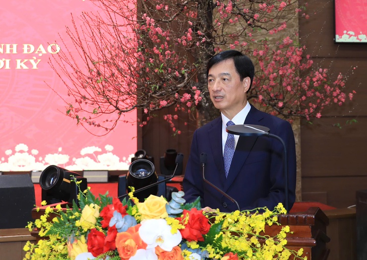 Thành ủy Hà Nội gặp mặt nguyên lãnh đạo Thành phố qua các thời kỳ- Ảnh 6.