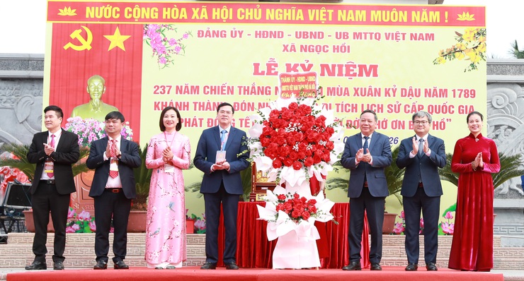 Long trọng kỷ niệm 237 năm Chiến thắng Ngọc Hồi mùa Xuân năm Kỷ Dậu - Ảnh 2.