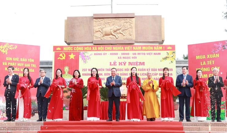 Long trọng kỷ niệm 237 năm Chiến thắng Ngọc Hồi mùa Xuân năm Kỷ Dậu - Ảnh 3.