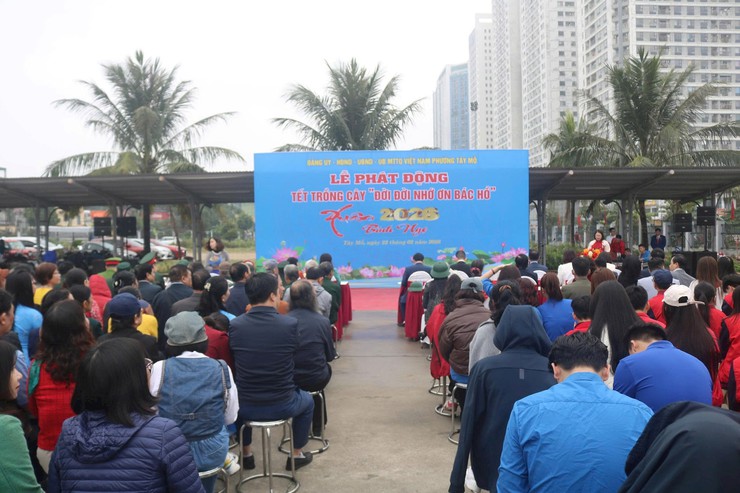 Phường Tây Mỗ phát động “Tết trồng cây đời đời nhớ ơn Bác Hồ”- Ảnh 3.