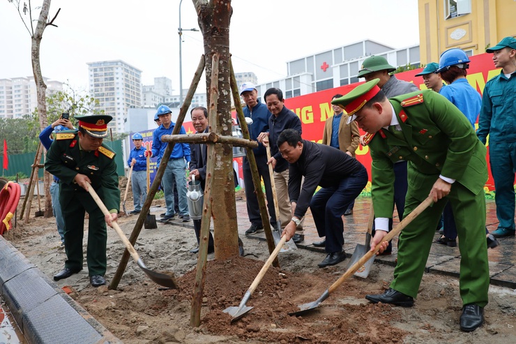 Phường Tương Mai: Trồng cây xanh bảo vệ môi trường, nâng cao chất lượng cuộc sống- Ảnh 3.