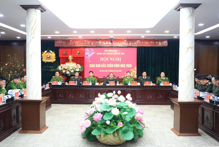 Công an thành phố Hà Nội đảm bảo tuyệt đối an toàn dịp Tết Nguyên đán Bính Ngọ 2026- Ảnh 2.