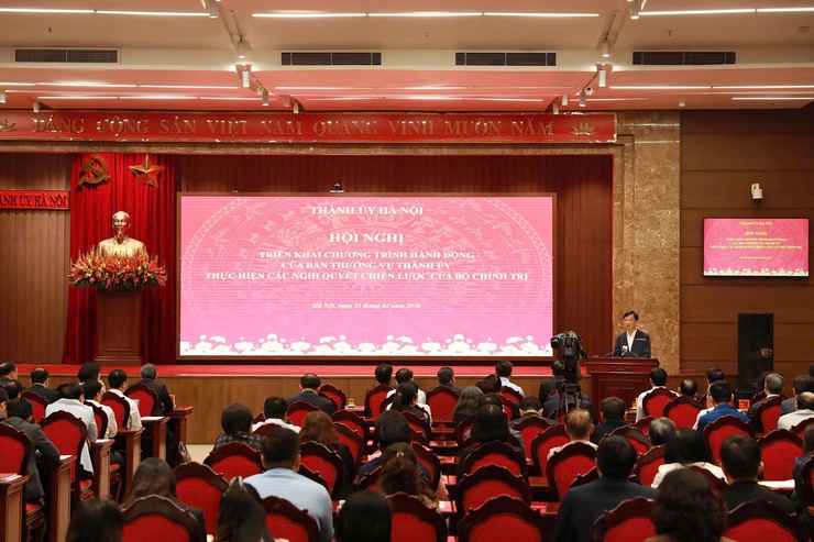 Khẳng định vai trò tiên phong, gương mẫu của Hà Nội trong cụ thể hóa, đưa ngay các chủ trương của Trung ương vào thực tiễn- Ảnh 8.