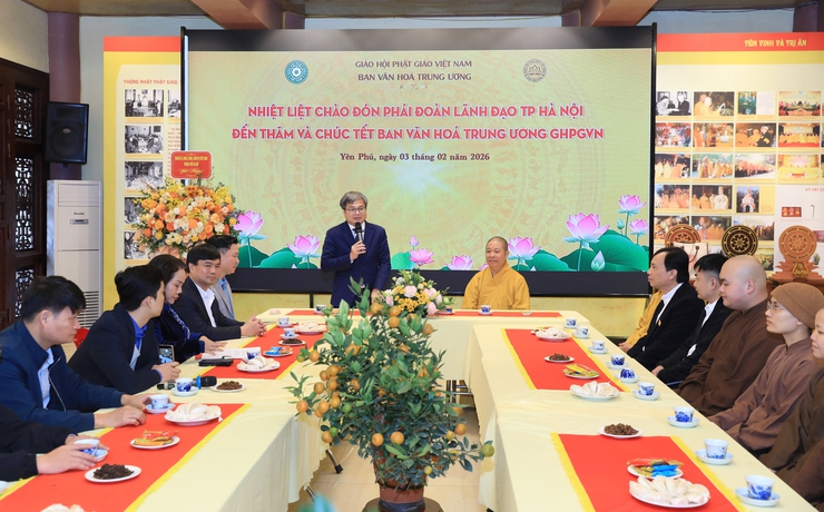 Phó Chủ tịch UBND Thành phố Trương Việt Dũng thăm Chùa Yên Phú và doanh nghiệp INTECH- Ảnh 3.