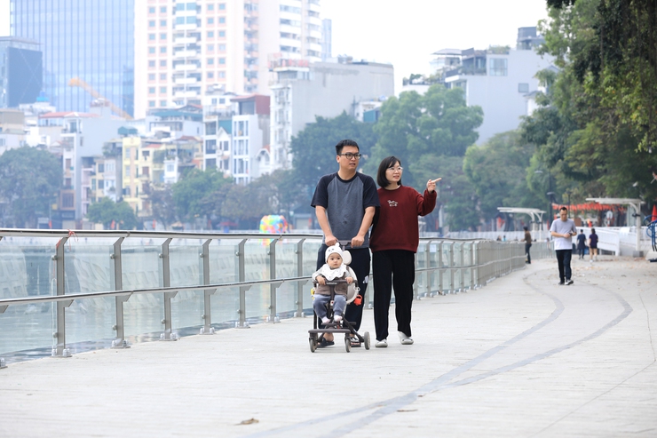 Hồ Đống Đa “thay áo mới” sau hơn một năm cải tạo, sẵn sàng phục vụ Nhân dân vui xuân đón Tết- Ảnh 14.