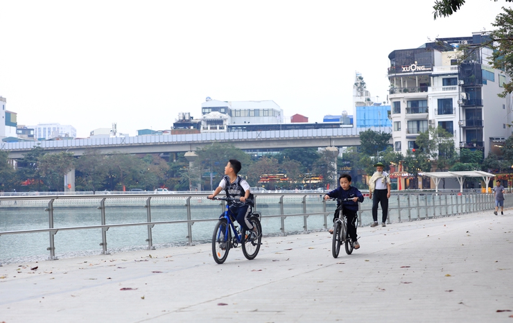 Hồ Đống Đa “thay áo mới” sau hơn một năm cải tạo, sẵn sàng phục vụ Nhân dân vui xuân đón Tết- Ảnh 21.