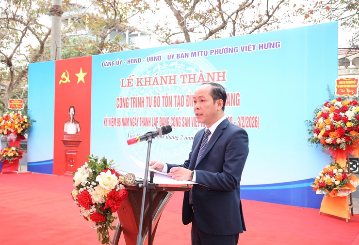 Việt Hưng khánh thành công trình tu bổ, tôn tạo di tích đình Tình Quang mừng Đảng, mừng Xuân Bính Ngọ 2026- Ảnh 2.