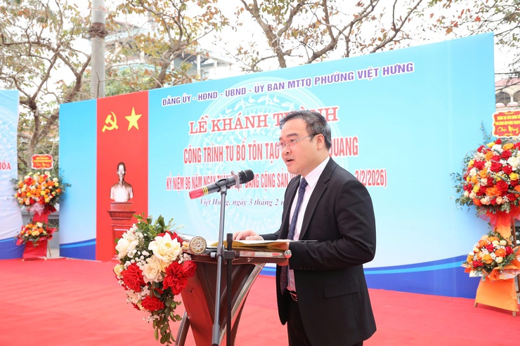 Việt Hưng khánh thành công trình tu bổ, tôn tạo di tích đình Tình Quang mừng Đảng, mừng Xuân Bính Ngọ 2026- Ảnh 3.