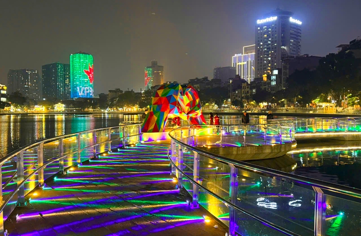 Hồ Đống Đa “thay áo mới” sau hơn một năm cải tạo, sẵn sàng phục vụ Nhân dân vui xuân đón Tết- Ảnh 26.