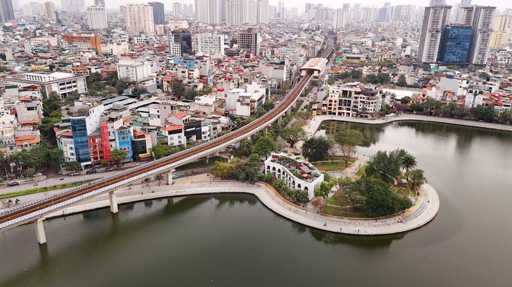 Hồ Đống Đa “thay áo mới” sau hơn một năm cải tạo, sẵn sàng phục vụ Nhân dân vui xuân đón Tết- Ảnh 5.