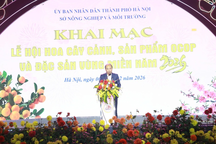 Rực rỡ sắc xuân tại Lễ hội hoa, cây cảnh, sản phẩm OCOP và đặc sản vùng miền năm 2026- Ảnh 3.
