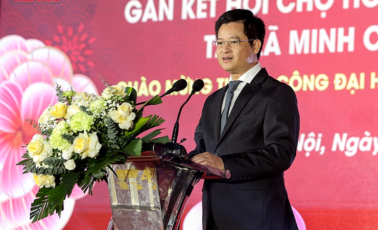 Không gian Xuân hội tụ đặc sản vùng miền tại Minh Châu- Ảnh 1.