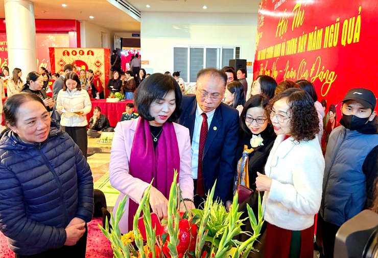 Chủ tịch HĐND Thành phố Phùng Thị Hồng Hà dự Ngày hội “Tết sum vầy - Xuân ơn Đảng” tại xã Đan Phượng- Ảnh 6.