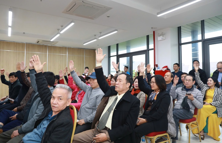 100% cử tri nơi cư trú nhất trí giới thiệu đồng chí Trần Sỹ Thanh ứng cử đại biểu Quốc hội khóa XVI- Ảnh 4.