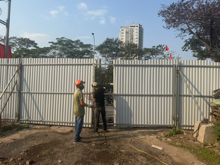 Phường Đại Mỗ kiên quyết xử lý vi phạm đất đai khu vực Đằng Xung - Dộc Khoai- Ảnh 1.