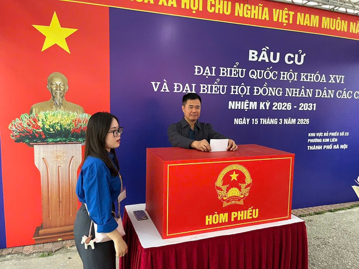 Ban Giám đốc Công an thành phố Hà Nội kiểm tra công tác bảo đảm an ninh, trật tự và tham gia bầu cử- Ảnh 4.