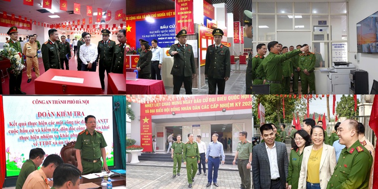 Công an Thành phố bảo vệ tuyệt đối an ninh, an toàn cuộc bầu cử- Ảnh 3.