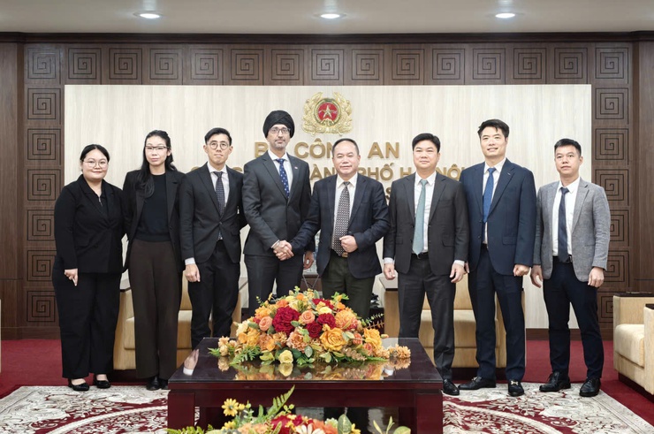 Công an thành phố Hà Nội làm việc với Đại sứ Singapore về xây dựng đô thị thông minh- Ảnh 4.