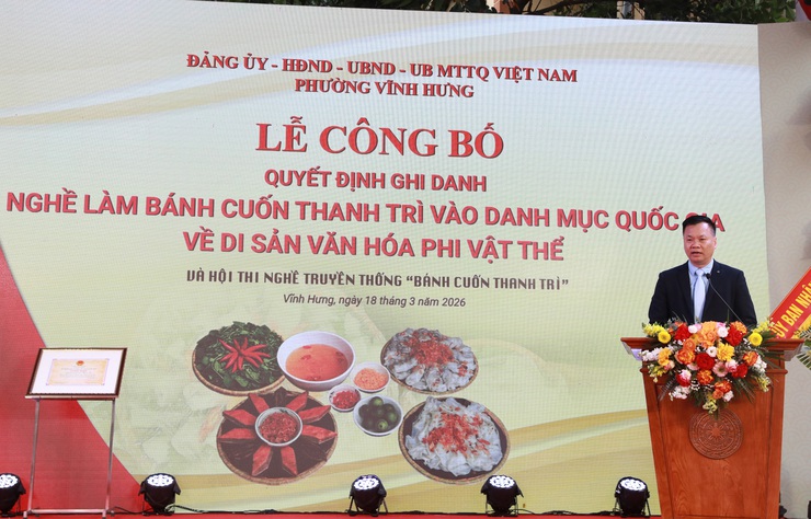 Nghề làm bánh cuốn Thanh Trì được ghi danh Di sản văn hóa phi vật thể Quốc gia- Ảnh 2.