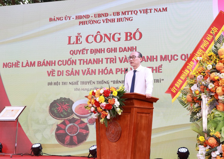 Nghề làm bánh cuốn Thanh Trì được ghi danh Di sản văn hóa phi vật thể Quốc gia- Ảnh 8.