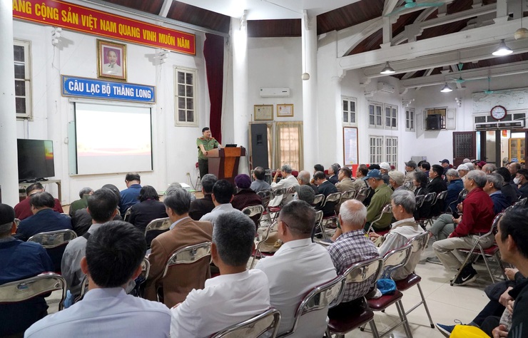 Lãnh đạo Công an Thành phố gặp mặt các hội viên Câu lạc bộ Thăng Long- Ảnh 2.