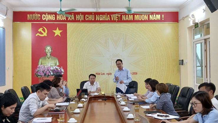 Hòa Lạc nâng cao chất lượng giải quyết thủ tục hành chính, đẩy mạnh phối hợp liên thông- Ảnh 2.