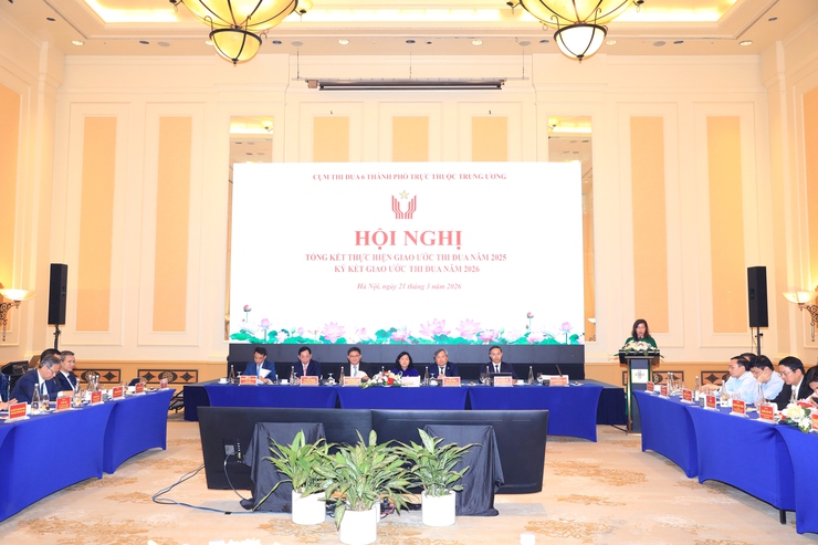 Cụm Thi đua 6 thành phố trực thuộc Trung ương ký giao ước thi đua năm 2026- Ảnh 6.