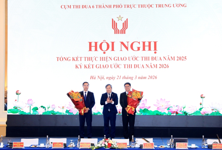 Cụm Thi đua 6 thành phố trực thuộc Trung ương ký giao ước thi đua năm 2026- Ảnh 13.