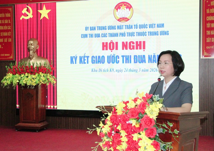 Ký kết giao ước thi đua Mặt trận các thành phố trực thuộc Trung ương năm 2026- Ảnh 2.