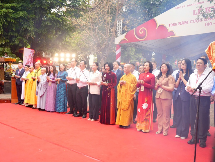 Long trọng tổ chức Lễ kỷ niệm 1986 năm khởi nghĩa Hai Bà Trưng- Ảnh 1.