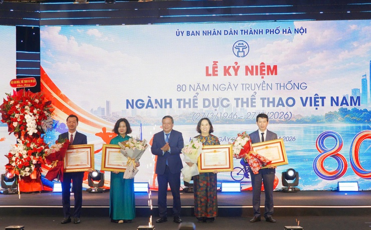 Hà Nội kỷ niệm 80 năm Ngày truyền thống Ngành Thể dục thể thao Việt Nam- Ảnh 6.