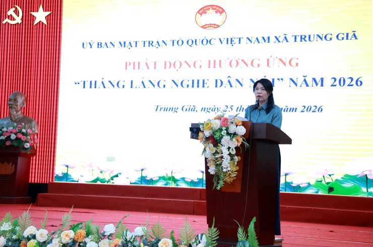 Xã Trung Giã tổ chức Hội nghị đại biểu Nhân dân bàn việc xây dựng đời sống văn hóa năm 2026- Ảnh 1.