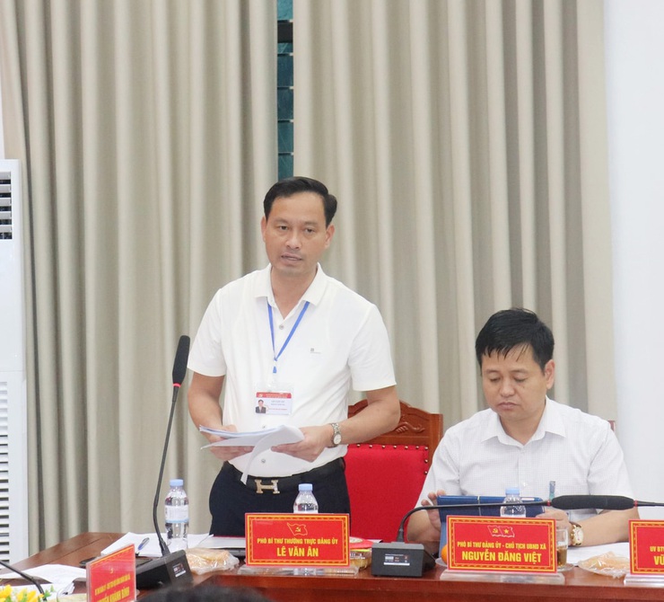 Trưởng Ban Nội chính Thành ủy Trần Đình Cảnh kiểm tra tại xã Bình Minh- Ảnh 1.