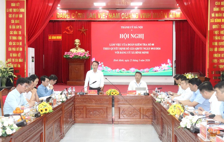 Trưởng Ban Nội chính Thành ủy Trần Đình Cảnh kiểm tra tại xã Bình Minh- Ảnh 5.