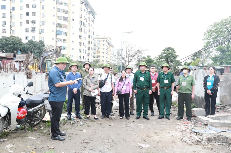 Phường Hoàng Mai: Hoàn thành công tác GPMB dự án tuyến đường nối từ Khu đô thị Đồng Tàu đến đường Giải Phóng- Ảnh 1.
