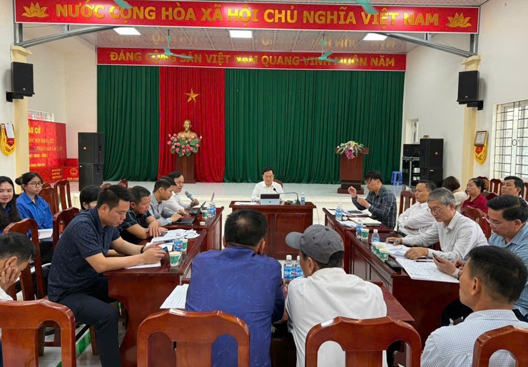 Xã Tiến Thắng kiểm tra mô hình chuyển đổi số "Thôn số" và "Cửa hàng 57" tại thôn Thanh Vân- Ảnh 1.