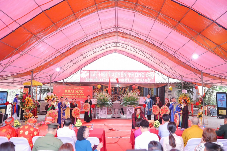 Phường Phúc Lợi khai mạc hai lễ hội truyền thống, đồng loạt ra mắt mô hình “Lễ hội văn minh”- Ảnh 7.