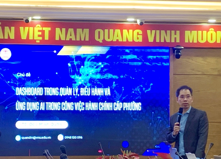 Phường Thanh Xuân: Đột phá quản trị hành chính bằng "cặp bài trùng" AI và Dashboard- Ảnh 1.