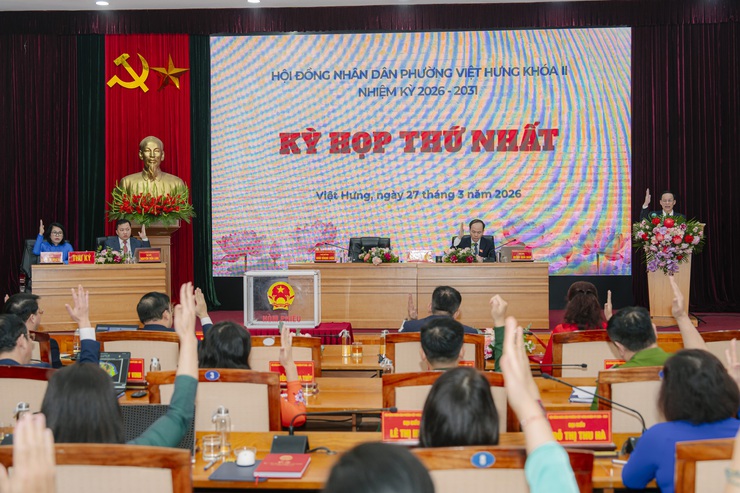 HĐND phường Việt Hưng bầu các chức danh chủ chốt nhiệm kỳ 2026-2031- Ảnh 4.