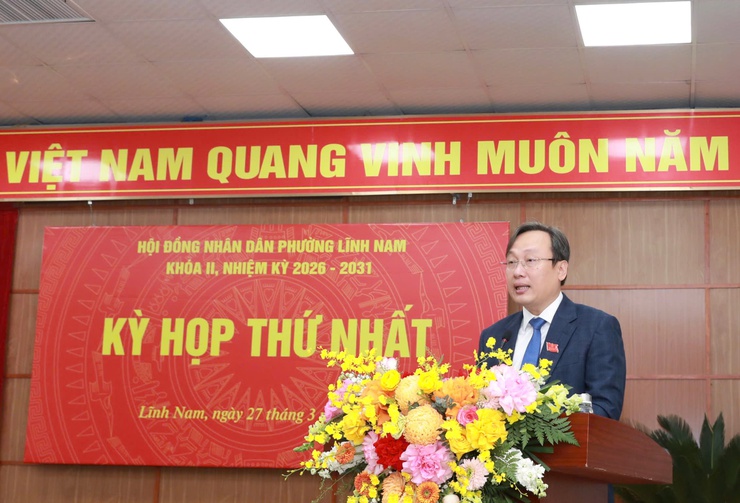 Phường Lĩnh Nam: Tập trung giải quyết những vấn đề nổi cộm, lấy người dân làm trung tâm- Ảnh 1.
