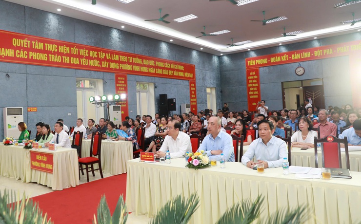 Phường Vĩnh Hưng: Phát huy dân chủ, trí tuệ Nhân dân trong xây dựng đời sống văn hóa ở cơ sở- Ảnh 1.