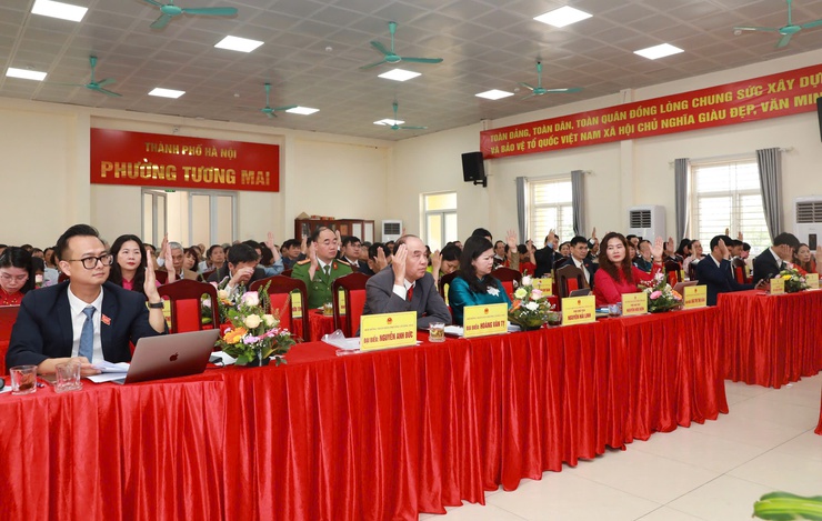 Bầu các chức danh chủ chốt HĐND và UBND phường Tương Mai nhiệm kỳ 2026-2031- Ảnh 1.