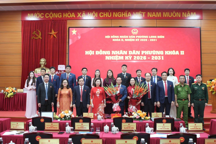 HĐND phường Long Biên bầu các chức danh chủ chốt nhiệm kỳ 2026-2031- Ảnh 1.