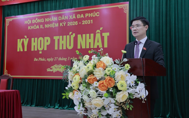 HĐND xã Đa Phúc tổ chức kỳ họp thứ nhất kiện toàn các chức danh lãnh đạo chủ chốt- Ảnh 1.