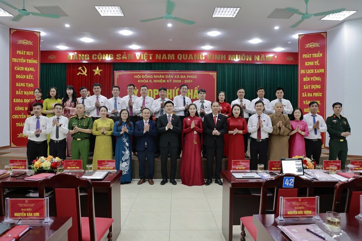 HĐND xã Đa Phúc tổ chức kỳ họp thứ nhất kiện toàn các chức danh lãnh đạo chủ chốt- Ảnh 3.