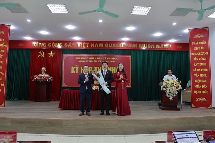 HĐND xã Đa Phúc tổ chức kỳ họp thứ nhất kiện toàn các chức danh lãnh đạo chủ chốt- Ảnh 2.