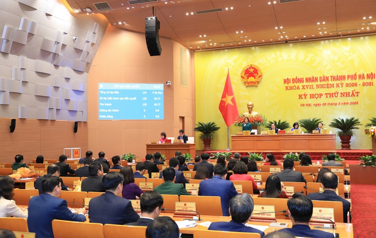 Thông qua Nghị quyết về Kế hoạch phát triển kinh tế - xã hội 5 năm 2026 - 2030 của Thành phố- Ảnh 1.