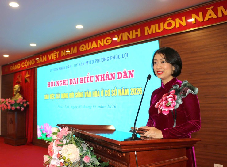 Phường Phúc Lợi bàn việc xây dựng đời sống văn hóa ở cơ sở năm 2026- Ảnh 2.