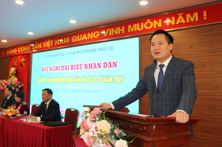 Phường Phúc Lợi bàn việc xây dựng đời sống văn hóa ở cơ sở năm 2026- Ảnh 4.