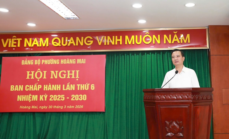 Phường Hoàng Mai: Quyết liệt giải phóng mặt bằng, đẩy nhanh tiến độ các dự án- Ảnh 1.